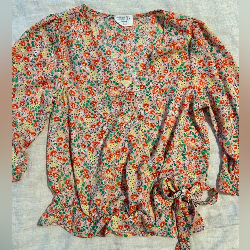 Sienna Sky Multicolor Floral Blouse